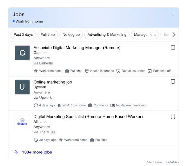 google jobs