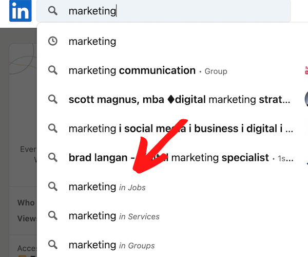 marketing search